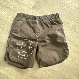 Nununu light black swim suit with liner  -  Skull Design